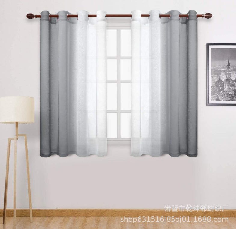 Gradient Sheer Curtain for Balconies