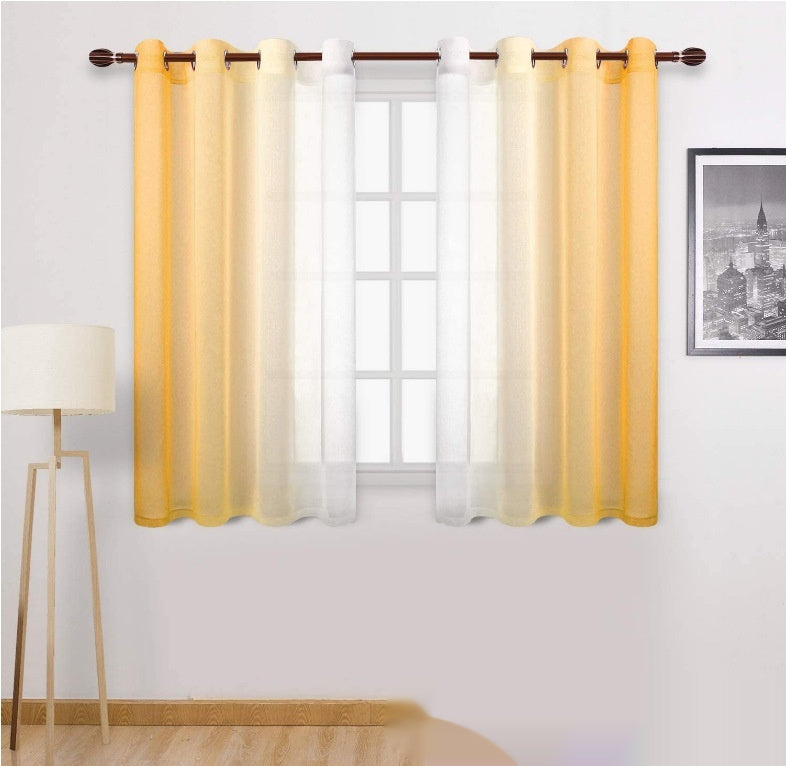 Gradient Sheer Curtain for Balconies
