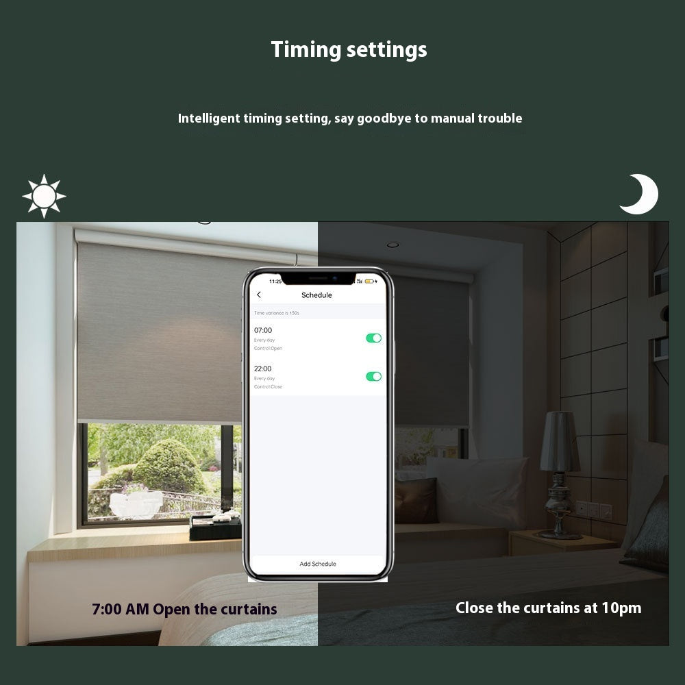 WIFI smart roller shutter motor with remote control and accessories
