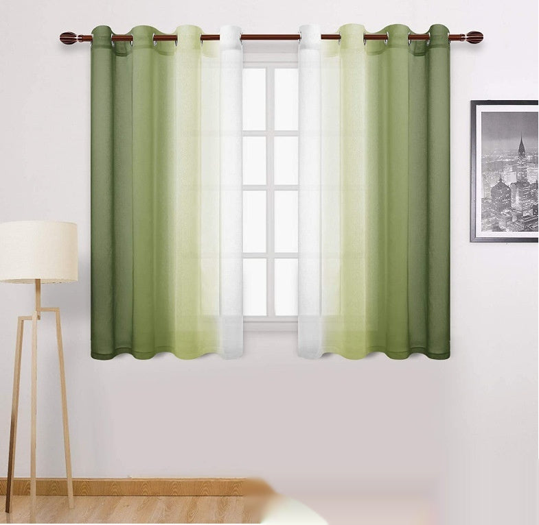 Gradient Sheer Curtain for Balconies