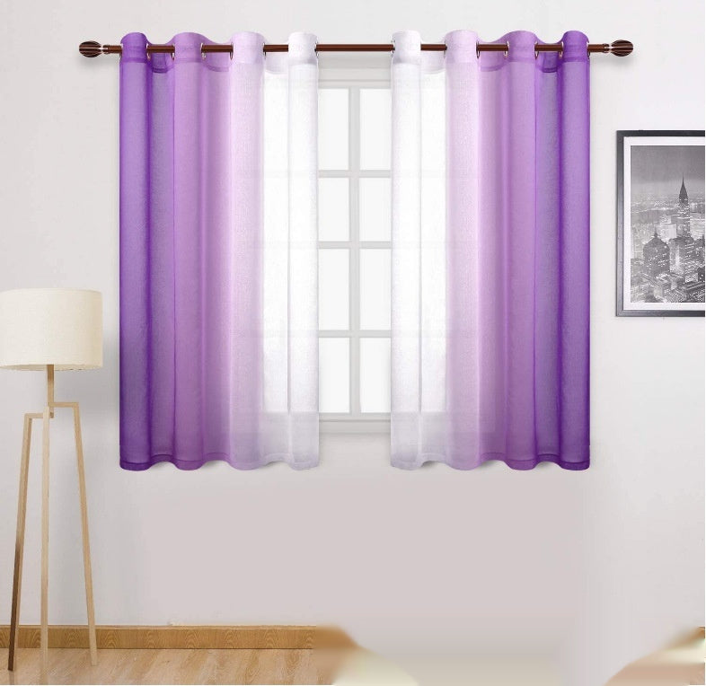 Gradient Sheer Curtain for Balconies