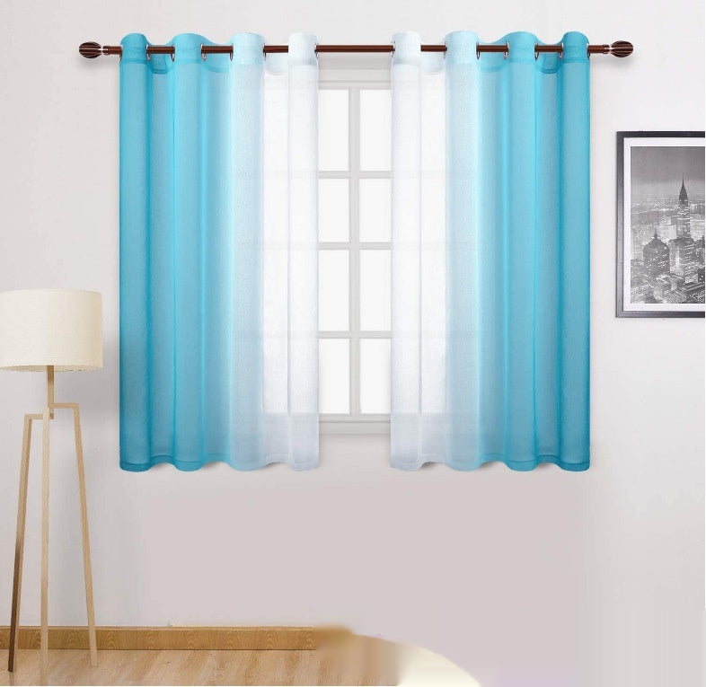 Gradient Sheer Curtain for Balconies